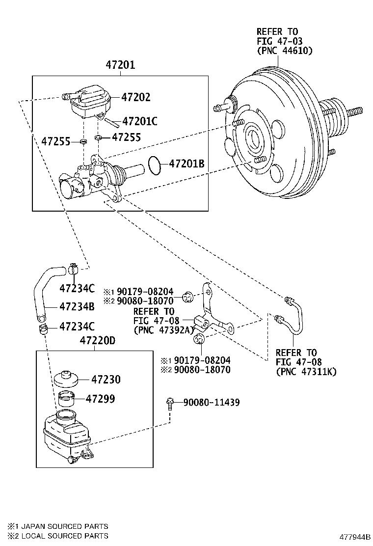 Toyota Sienna Power Brake Booster Vacuum Hose Clamp - 9008046354 ...