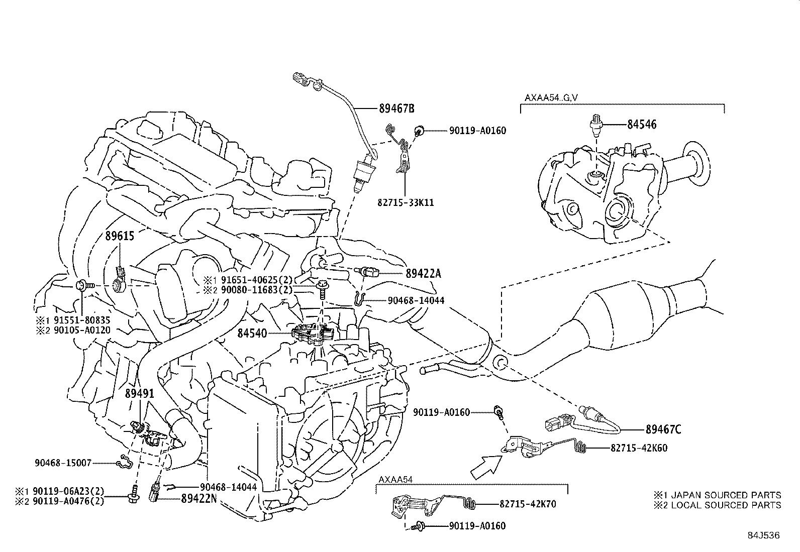 Toyota RAV4 Gage assembly, fuel sender, no. 2. Engine, door, lhd ...