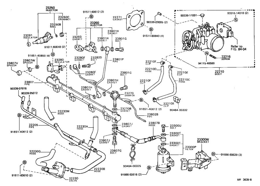 Toyota Celica Electric Fuel Pump. AISAN - 2324943080 | Toyota South