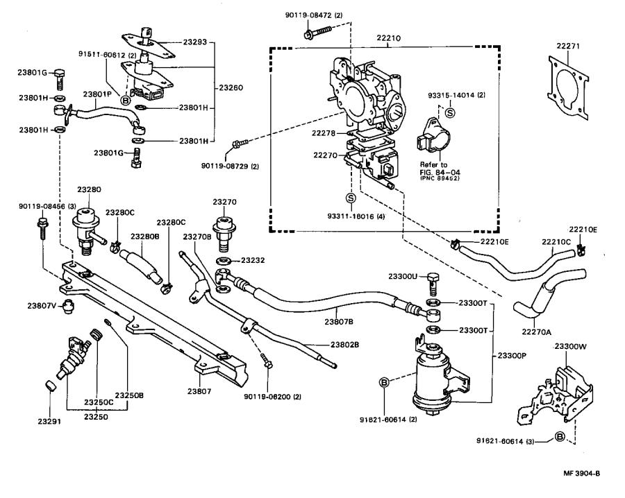 Toyota Celica Electric Fuel Pump. AISAN - 2324943080 | Toyota South ...